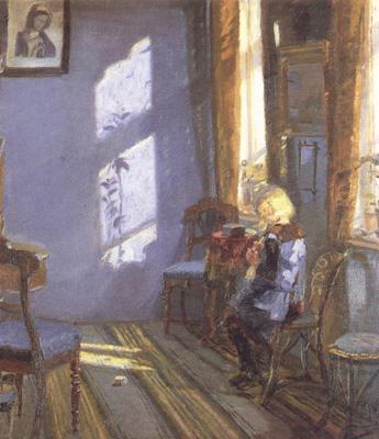 Anna Ancher Sunshine in the Blue Room (nn02)